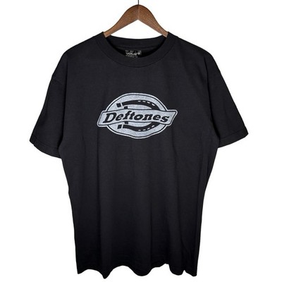 Vintage Y2K Deftones Dickies Parody T Shirt Men's L Black