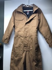 Red Kap Insulated Blended Brown Duck Coverall Small R
