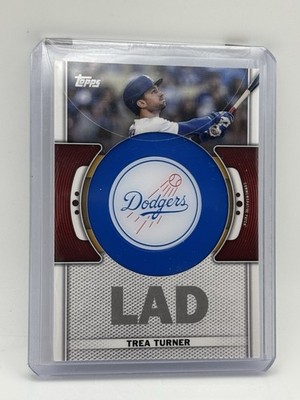 2023 Topps Trea Turner #TLP-TT Commemorative Team Logo Patch Relic Dodgers