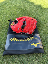 Mizuno Pro Baseball Hard Glove HAGA JAPAN Pitcher Custom Glove