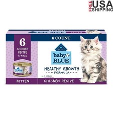 High Protein Chicken Wet Kitten Food Pate Natural Ingredients 3oz Cans 6 Pack US 10.52 per gallon