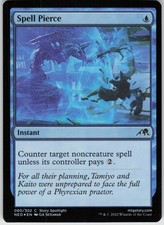 Foil Spell Pierce 80 Kamigawa: Neon Dynasty C