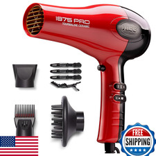 KISS 1875W Pro Tourmaline Ceramic Hair Dryer 3 Heat 2 Speed  7 Acc. Styling