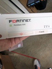 Fortinet FortiGate 60E Network Security Firewall w/AC Adapt And RM-FR-T10 V6 Mnt