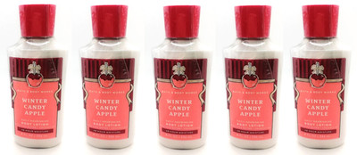 5-Pack Bath & Body Works Winter Candy Apple Body Lotion - 8oz Each~SEALED~