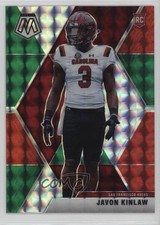 2020 Panini Mosaic Rookies Choice Red and Green Prizm Javon Kinlaw #247 0y59