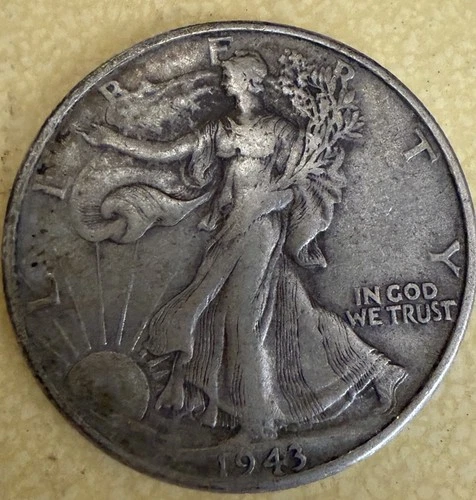 1943 Walking Liberty Half Dollar - Uncirculated - 90% Silver 50C