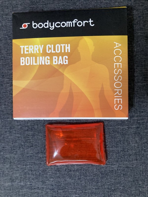 Body Comfort Terry Cloth Boiling Bag for Bodycomfort Heat Pack New + 1 Heat Pack