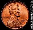 1947 Lincoln Wheat Cent - Red Choice Gem Brilliant Unc  No Reserve  #G8693