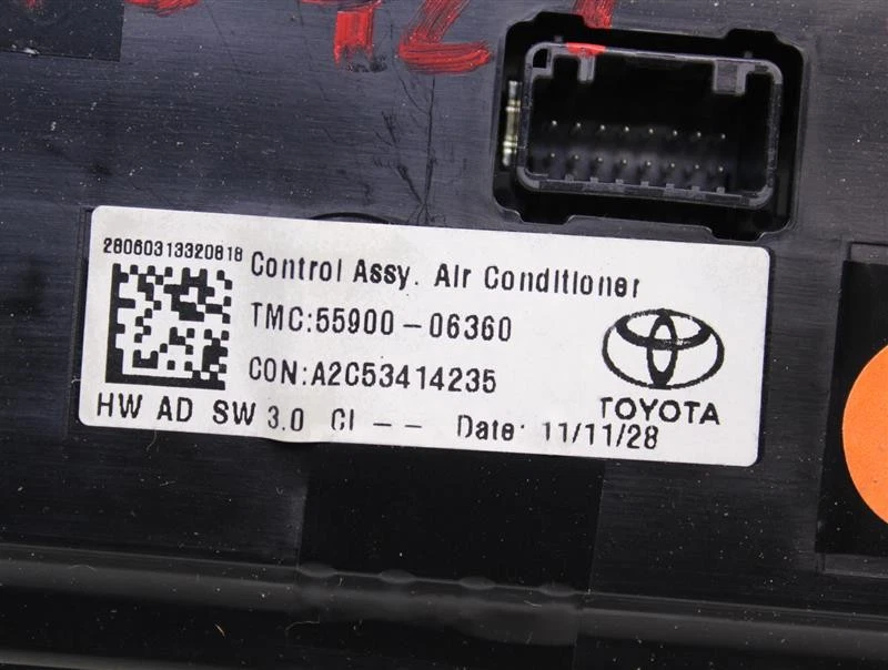 CONTROLES DE TEMPERATURA TOYOTA CAMRY 2012 12 2013 13 2014 14 908118 Foto 4 de 4