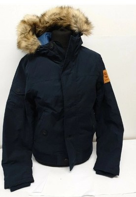 Timberland Scar Ridge Navy Parka Womens Size Small  REF CL5