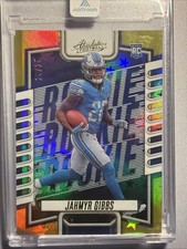 2023 Panini Absolute Jahmyr Gibbs RC GOLD STARS Rookie 25/25 LIONS