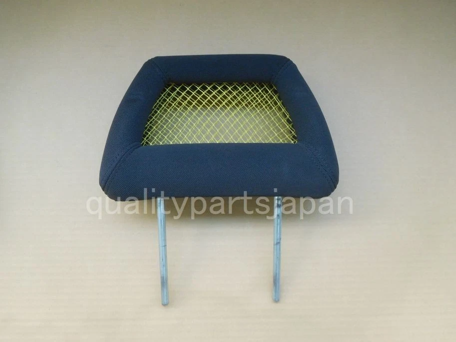 Recaro Head Rests Headrest GENUINE A PAIR Fish Net Yellow - image 4 of 4