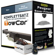 Anhängerkupplung starr für PEUGEOT Boxer Pritsche +E-Satz kpl.