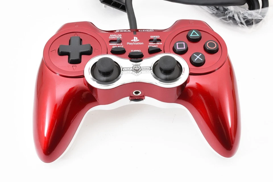 Sony PS2 Sakura Wars V Original Sound Controller Headphones Red w/Box Hori Japan - Image 4 of 4