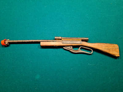 Antique Vintage Primitive Wooden Metal Toy Rifle Musket Gun