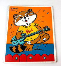 Playskool Shirt Tales Rock Star Rick 7 Piece Puzzle 330-02 1980 Hallmark Cards