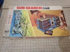Vintage MB SUB SEARCH 3 Level Strategy Game Milton Bradley 1973 COMPLETE SET