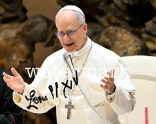 Pope Leo XIV AUTOGRAPHED SIGNED CHURCH 8X10 PHOTO REPRINT FACSIMILE