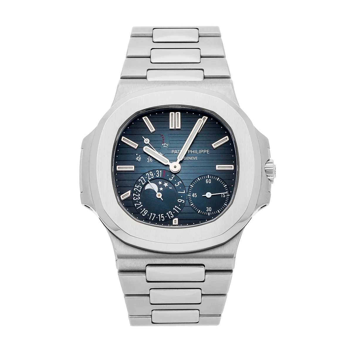 Patek Philippe Nautilus Moonphase Auto 40mm Steel Men Bracelet