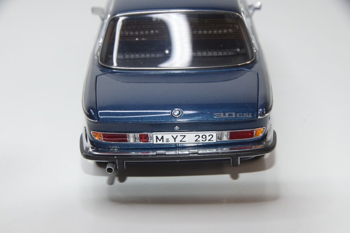 B30 1:18 AUTOART AUTO ART BMW 3.0 CSI CSL MET. BLUE NMINT B30 1:18 AUTOART AUTO ART BMW 3.0 CSI CSL MET. BLUE NMINT