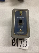 SQUARE D 2510AG2 MANUAL STARTER WITH ENCLOSURE, NOS- ECS