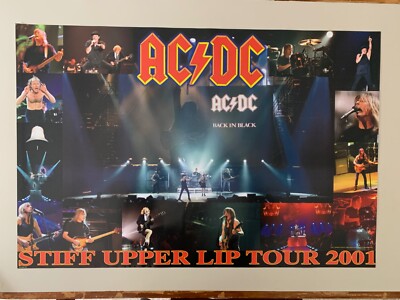 AC/DC, 'STIFF UPPER LIP TOUR, 2001, RARE ,LICENSED TO ANTHILL 2001 ...