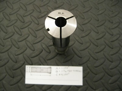 13mm Collet with 1-1/16 x 20 Thread, Unknown Make