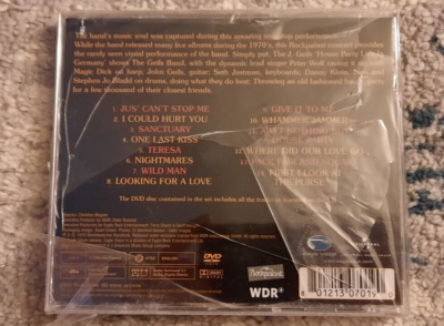 J. GEILS BAND - House Party: Live in Germany 1979 (DVD + CD 