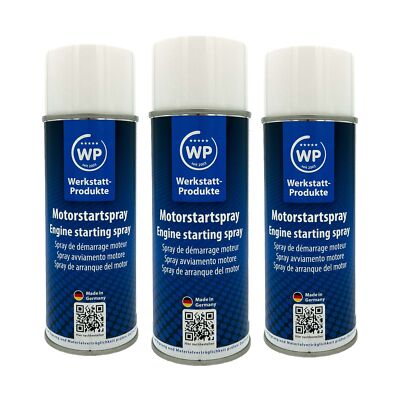3x Starthilfespray Starter Hilfe Startpilot Spray Motorstarter 400ml WP