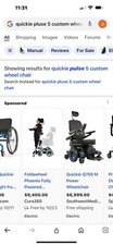 Custom-made Quickie pulse six wheelchair