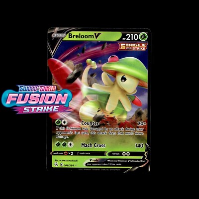 Pokemon Cards! Fusion Strike - Holo/Reverse Holo UltraRare V VMAX Full Art Card
