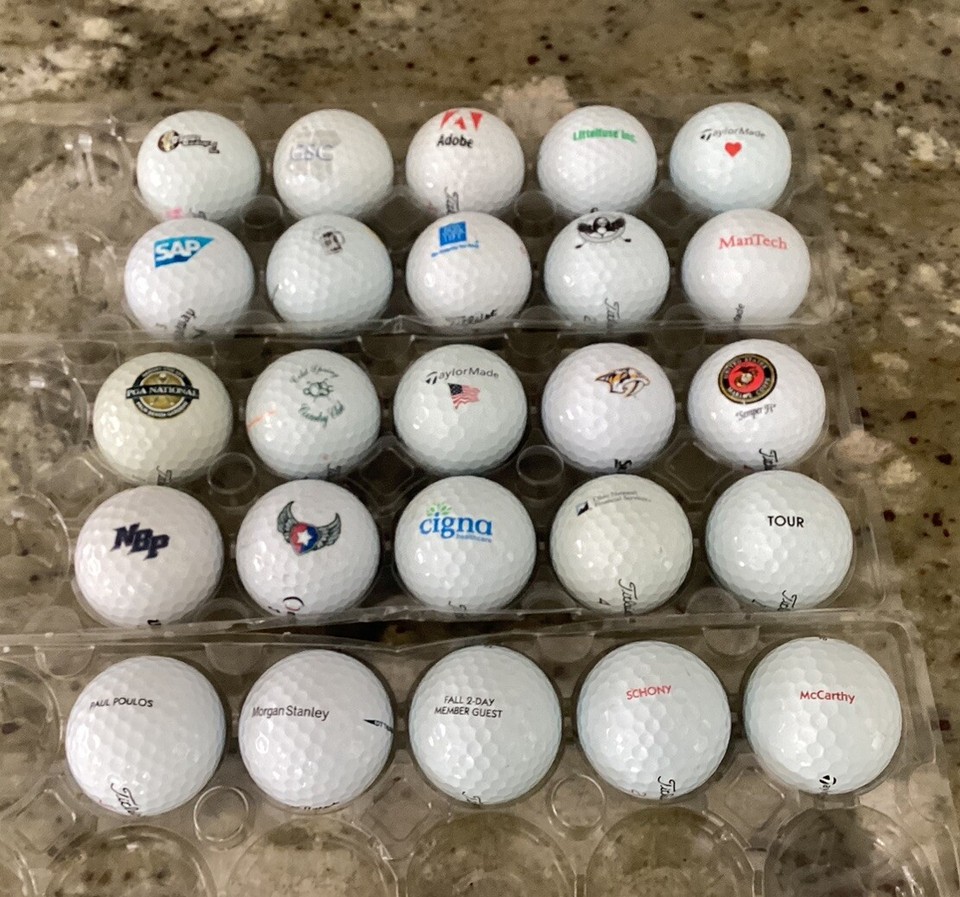 100 COLORED/ LOGO / HIGH NUMBER GOLF BALLS EXCELLENT MIX ( SENIOR