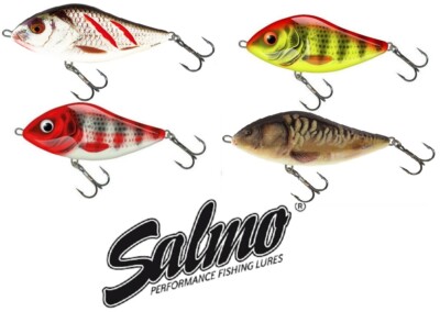 SALM SLIDER JERK BAIT SINKING 5/7/10/12CM ARTIFICIAL SINKING TROUT PIKE 