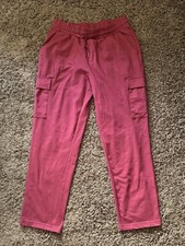 Mondetta Women Cargo Performance Luxury Active Pants Red Straight - Size: Med