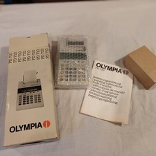 Calcolatrice Stampante Olympia PD710 NEW OLD STOCK FONDO DI MAGAZZINO Made Japan