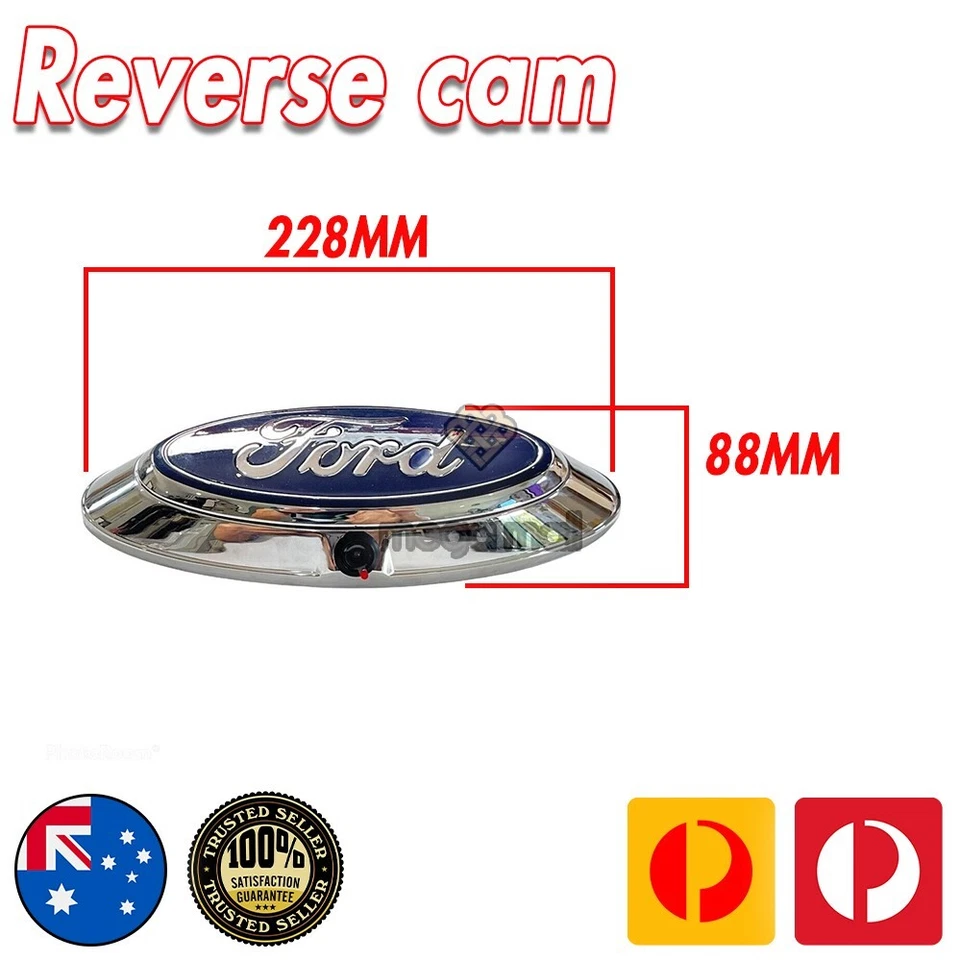 Front Tailgate Reverse Camera Housing Bezel & Emblem For Ford F150 SUPERDUTY - Image 2 of 4
