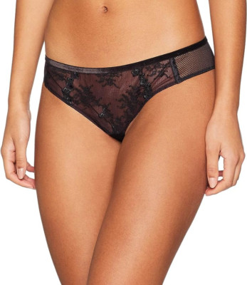 Triumph Lace-up Spotlight Brazilian  Damen Slip Schwarz Neu