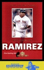 2003 Upper Deck MVP Manny Ramirez Talk of the Town #TT3 Boston Red Sox