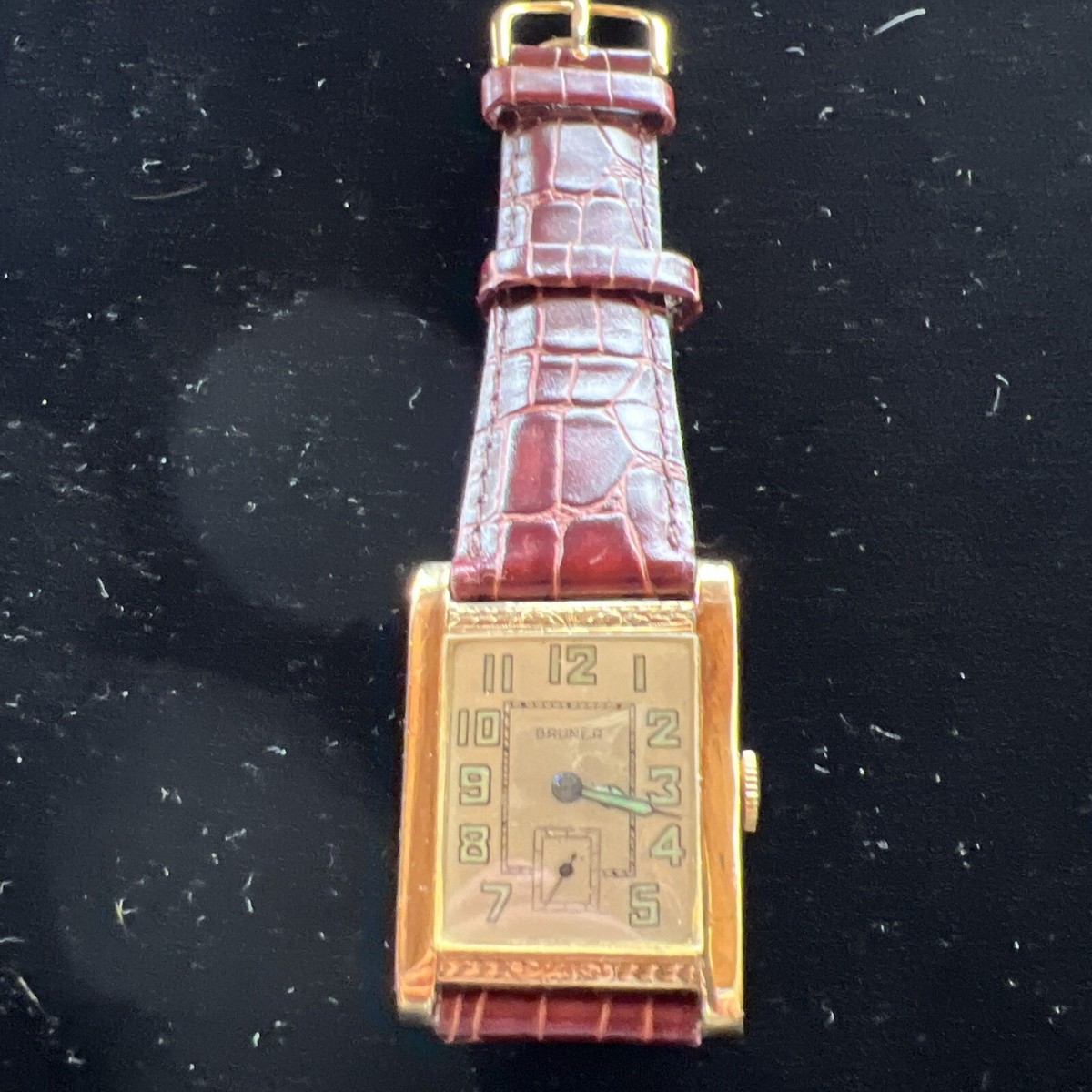 Bruner Vintage 14 K Gold Men's Watch | eBay Bruner Vintage 14 K Gold Men's Watch | eBay