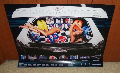 NEW CONSTANCE NUNES 2019 19 VP RACING FUEL CALENDAR POSTER RUST TO RICHES MODEL