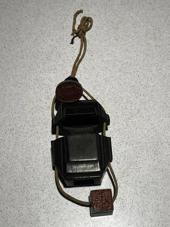 Antiguo sello de cuerno chino Foto 2 de 4