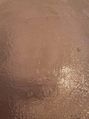 Beautiful Vintage Glasbake Poppy Flower Etched Bowl 217 Depression Era Dish... - Picture 6 of 8