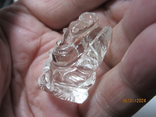 Statua altare Ganesha Ganesh quarzo 1 3/8" da collezione QGASC-8 - Foto 3 di 13