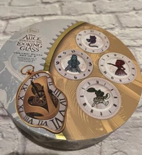DISNEY Alice Through the Looking Glass Ceramic Plate Set Of Four NIB