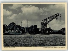 51792329 - 2940 Wilhelmshaven Schwimmkran Langer Heinrich  Wilhelmshaven