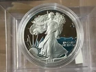 1987-S American Silver Eagle Gem DCAM Proof     B0629