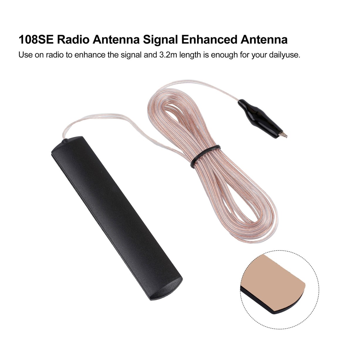 Universal Home-Indoor Radio FM Stereo Antenna Signal High-Gain Booster