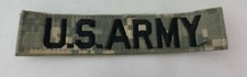 OCP US ARMY Name Tape Patch Military Scorpion Camo Hook Branch ACU Multicam