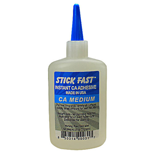 TMI Rockler Cyanoacrylate Quick-Set Medium Adhesive, 2 oz Bottle 31